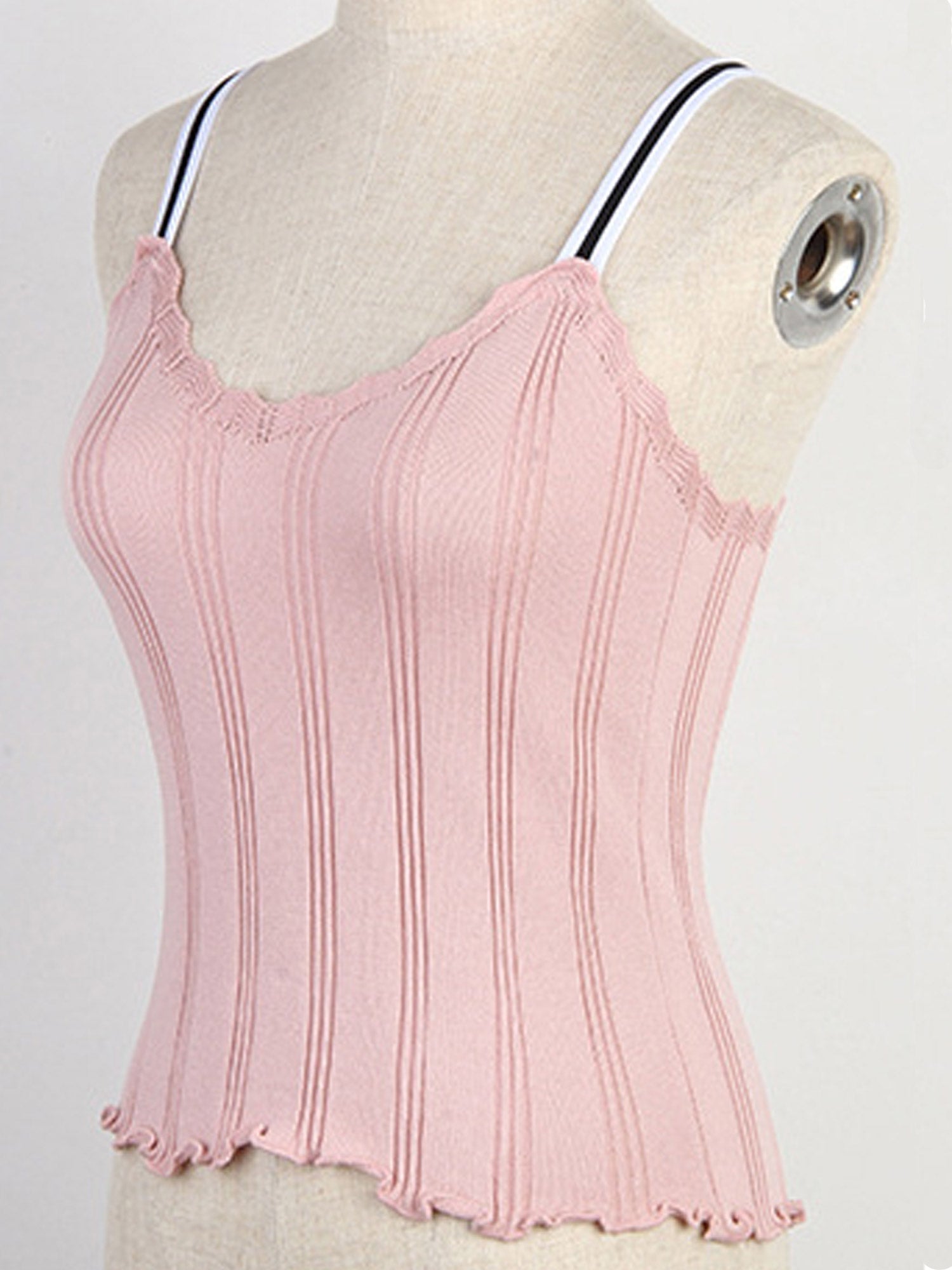 Women Stylish U-Neck Sleeveless Short Top