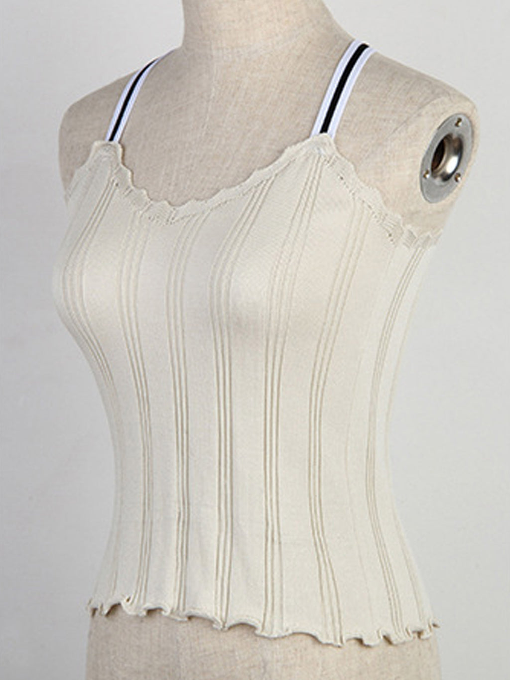 Women Stylish U-Neck Sleeveless Short Top