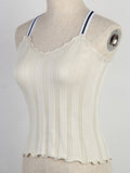 Women Stylish U-Neck Sleeveless Short Top