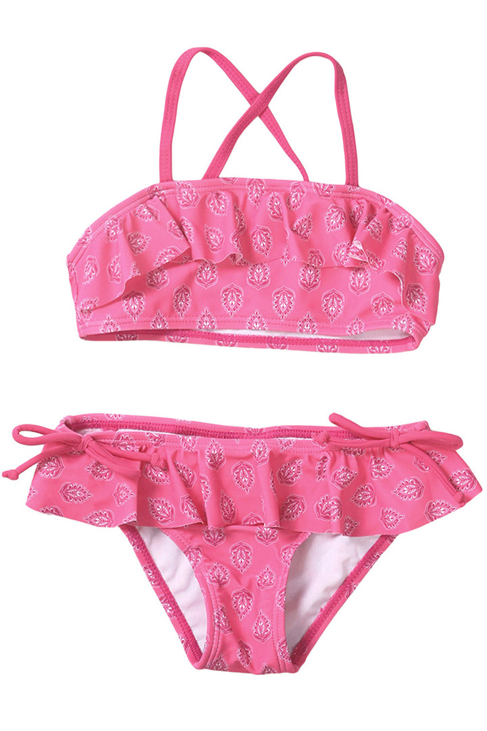 Kids Girls Beautiful Bra & Bottom Swim Set