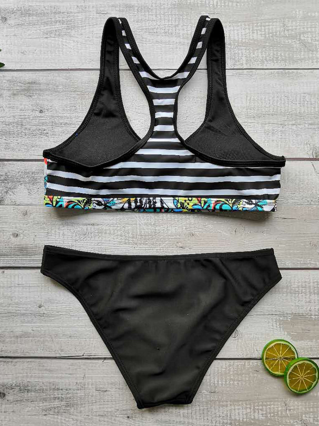 Women Flexible Top With Bottom Swim Set