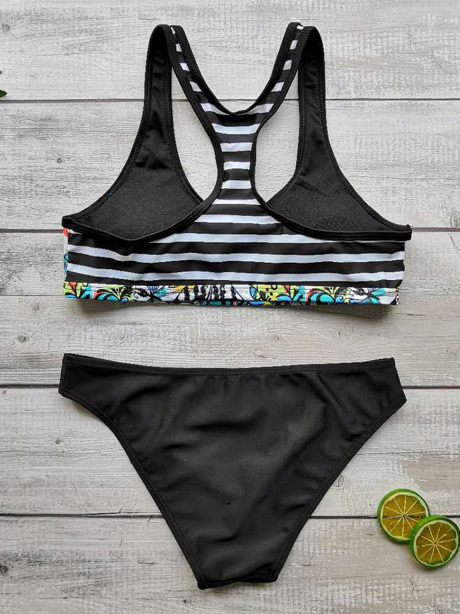 Women Flexible Top With Bottom Swim Set