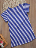 Kids Girls Short Sleeve Embroidered Casual T-Shirt
