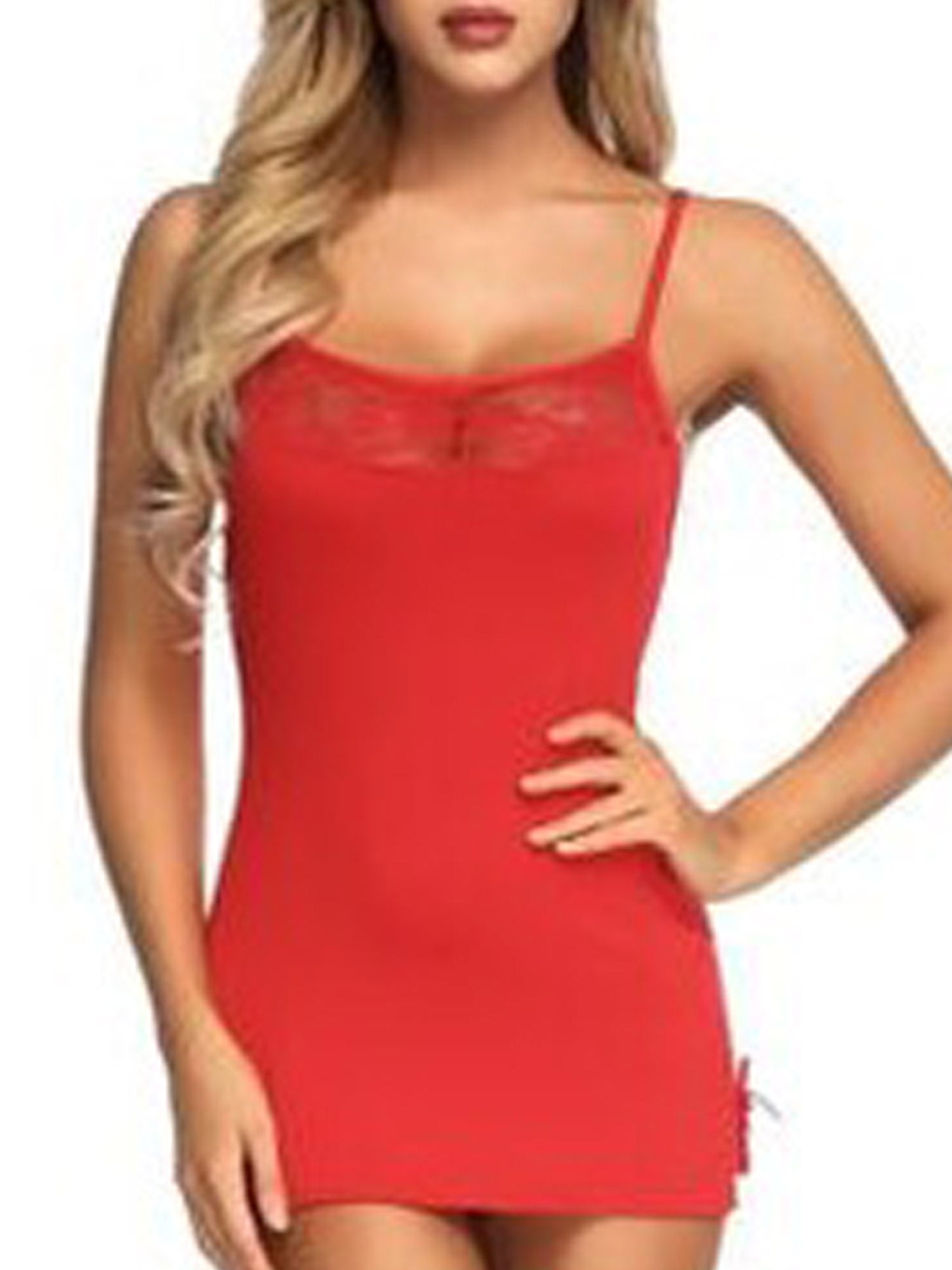 Women One Piece Adjustable Layers Solid Pattern Lingerie