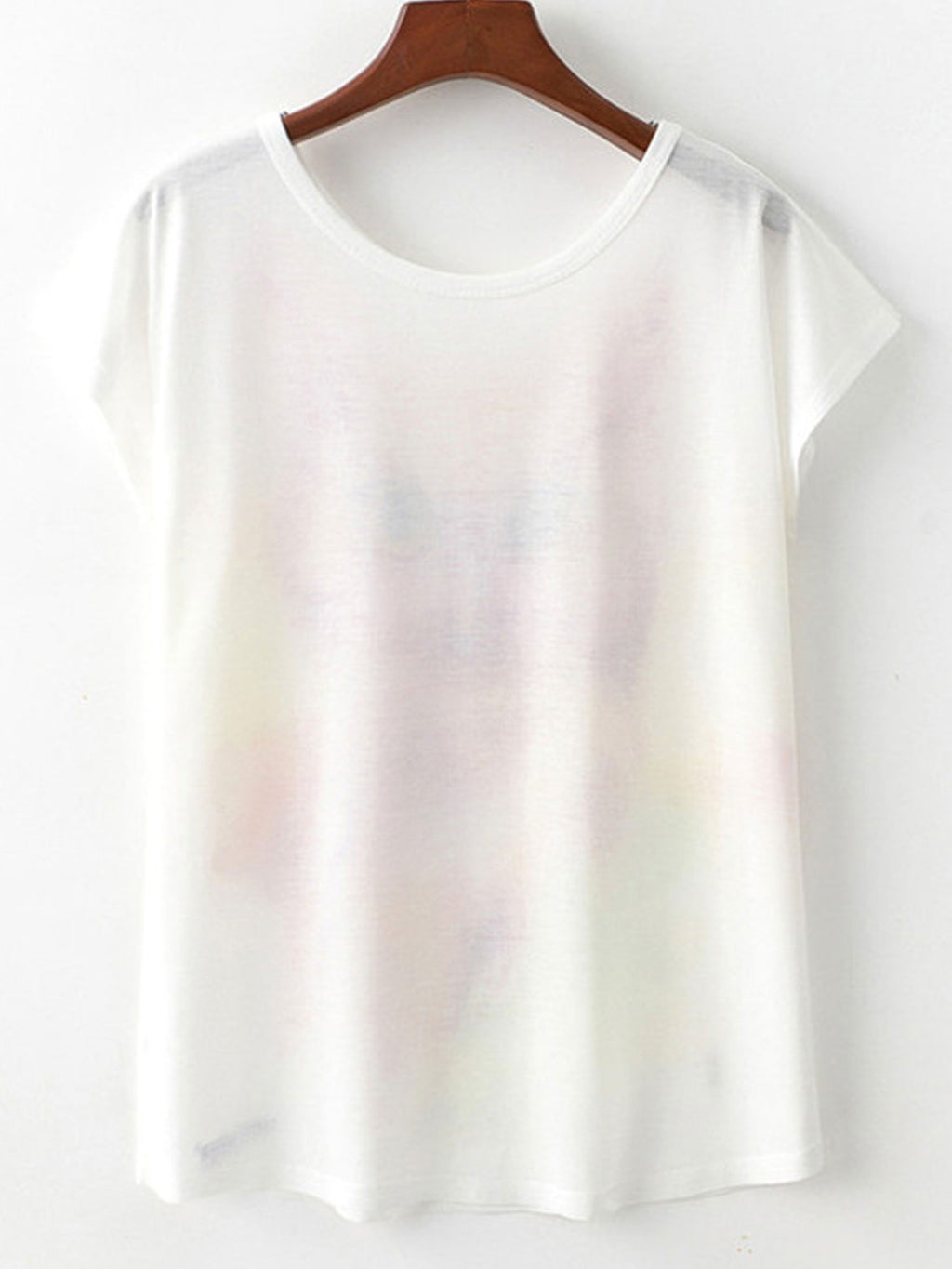 Women Round Neck Comfortable Loose Casual T-Shirt