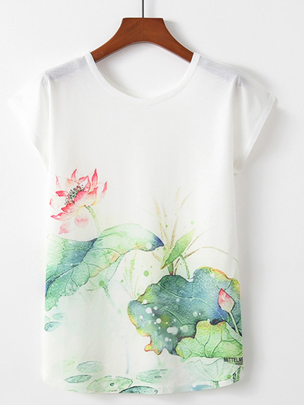Women Breathable Round Neck Summer T-Shirt