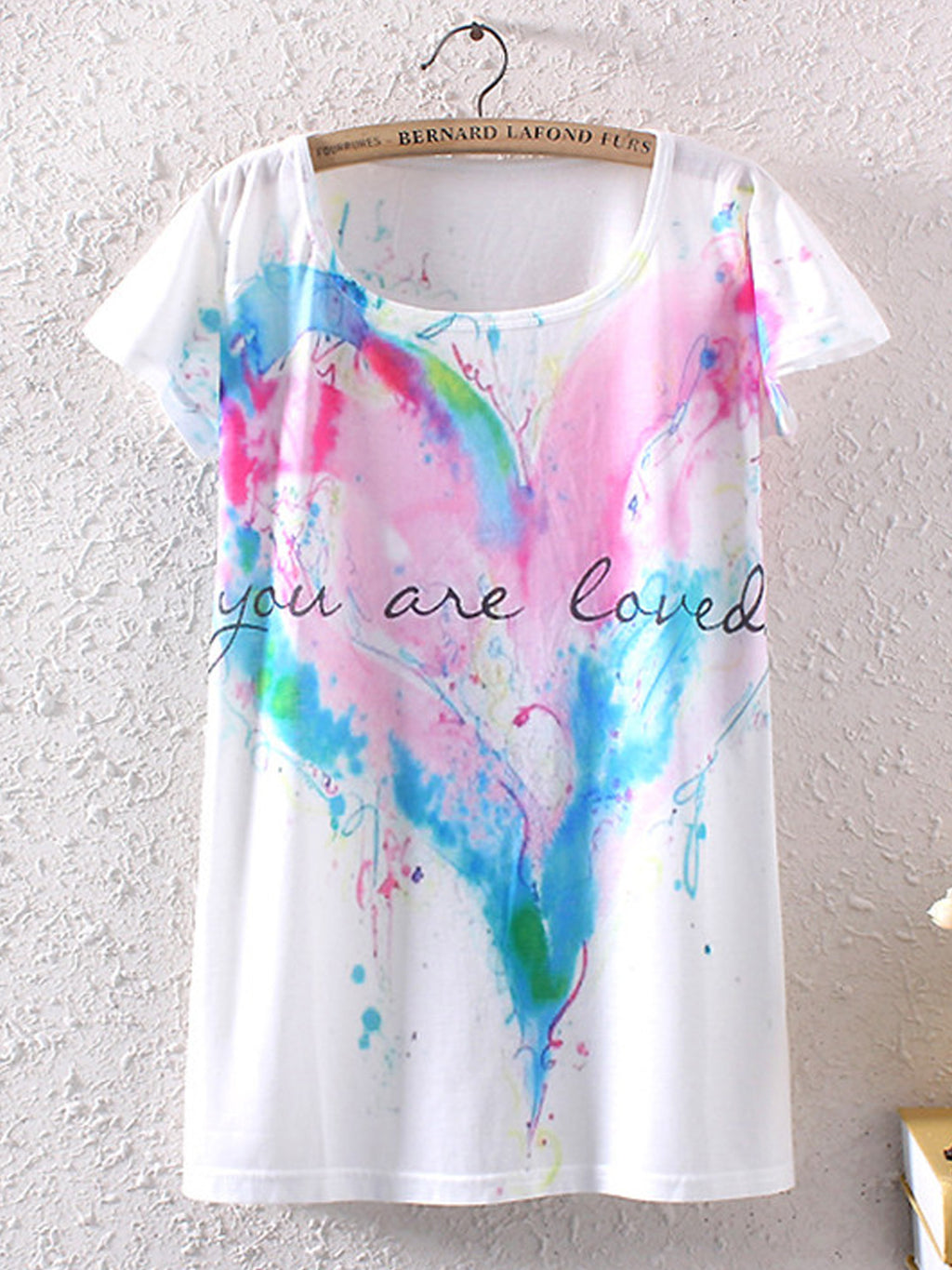 Women Loose Shape Printed Summer T-Shirt