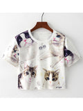 Women Soft Feel Short Sleeve Casual T-Shirt