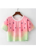 Women Printed Loose Summer Fashion Casual Top