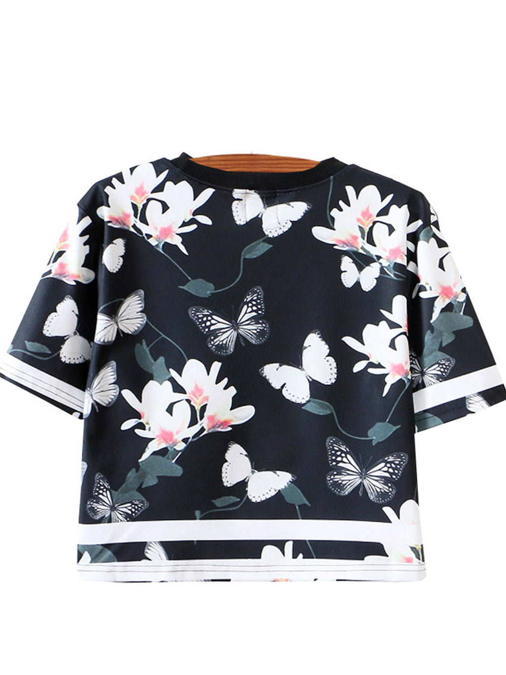 Women Floral Loose Round Neck Comfortable Top