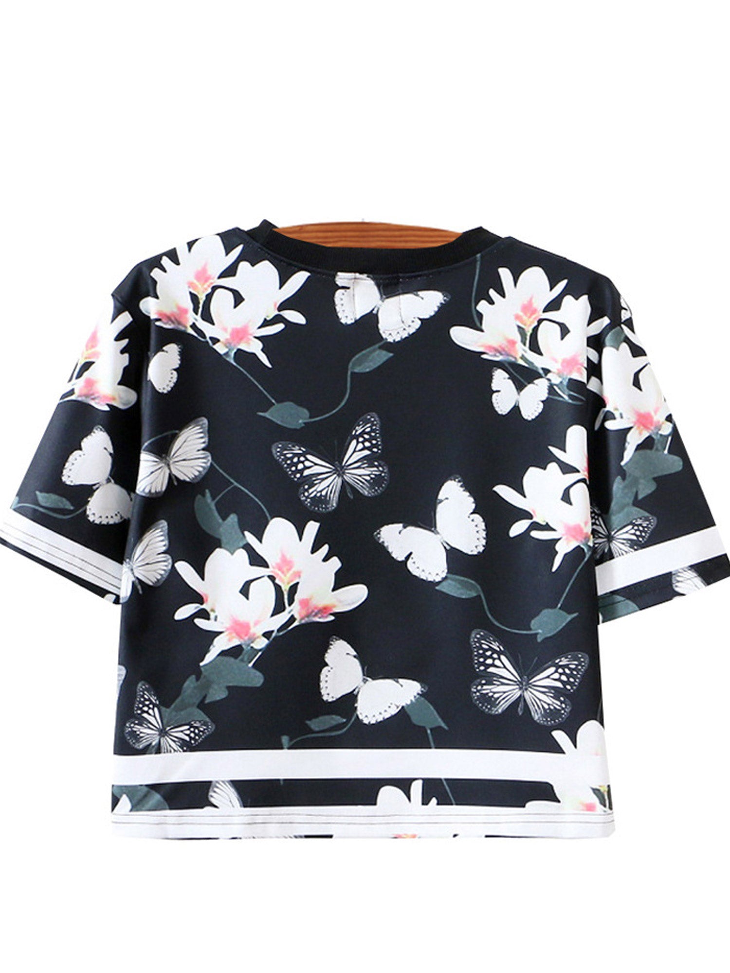 Women Floral Loose Round Neck Comfortable Top