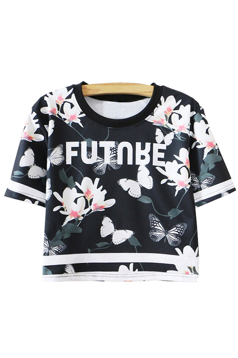 Women Floral Loose Round Neck Comfortable Top