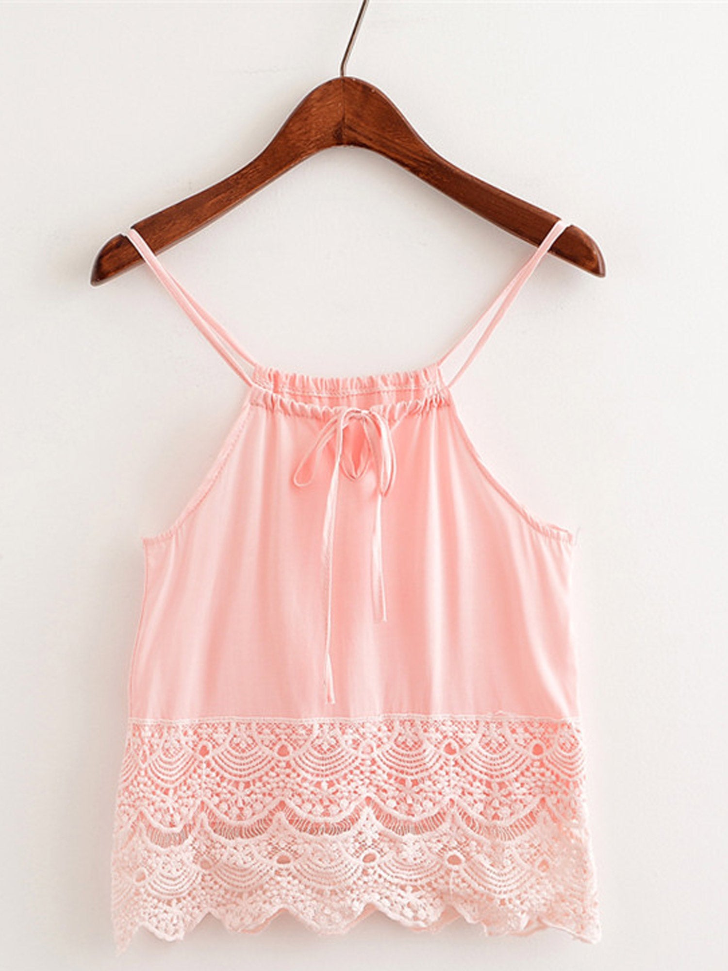 Women Beautiful Lace Strap Neck Summer Top