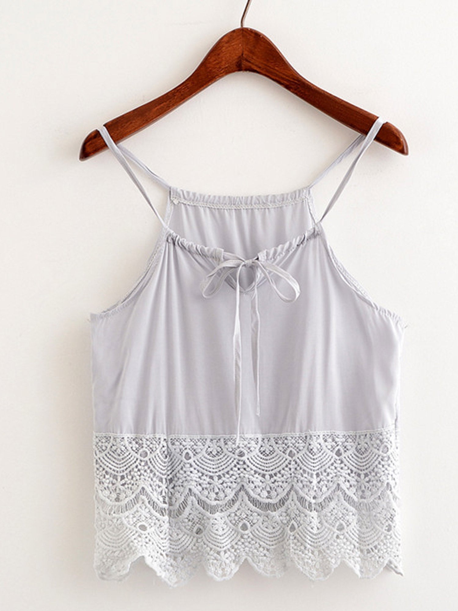 Women Beautiful Lace Strap Neck Summer Top