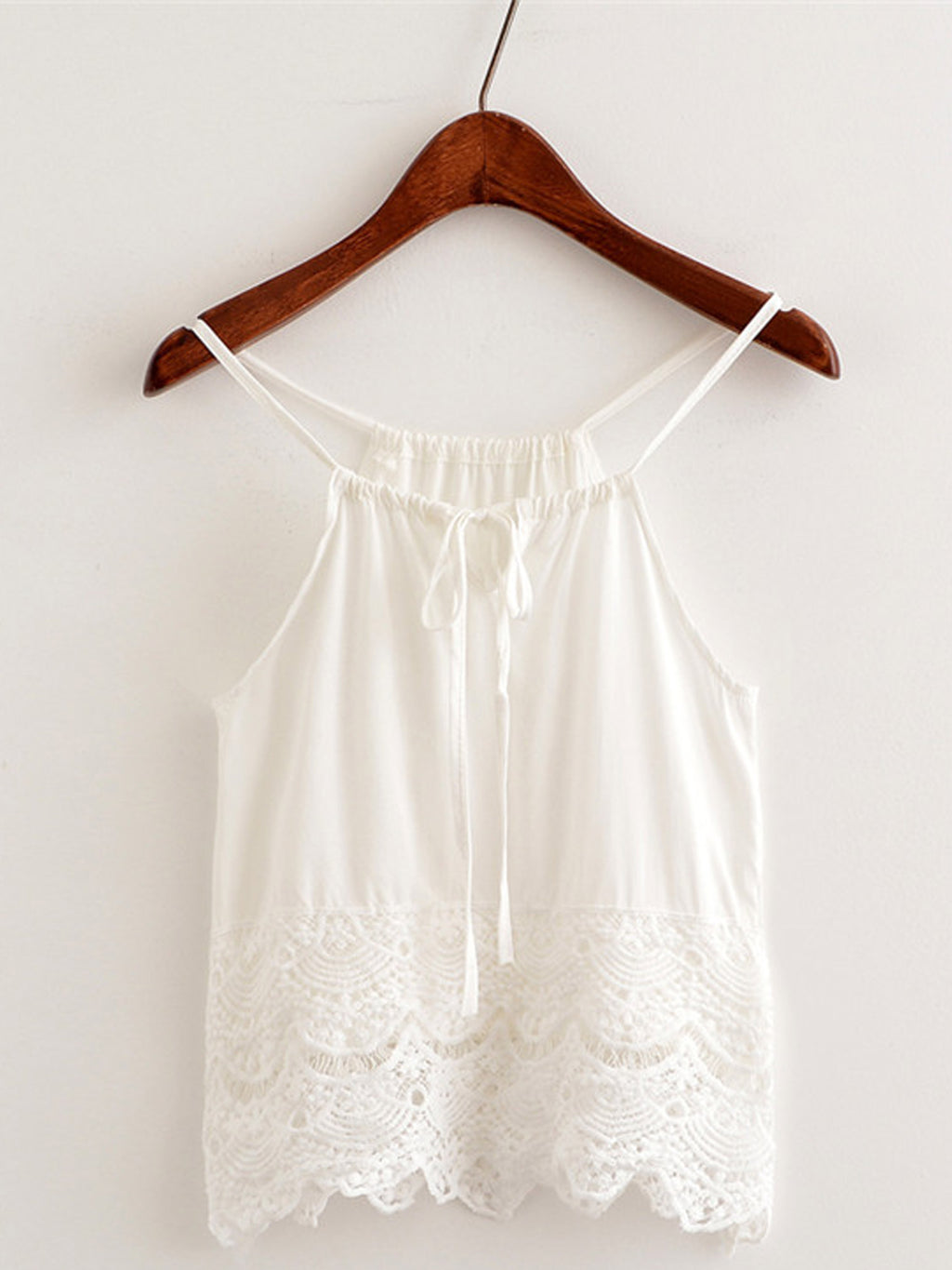 Women Beautiful Lace Strap Neck Summer Top