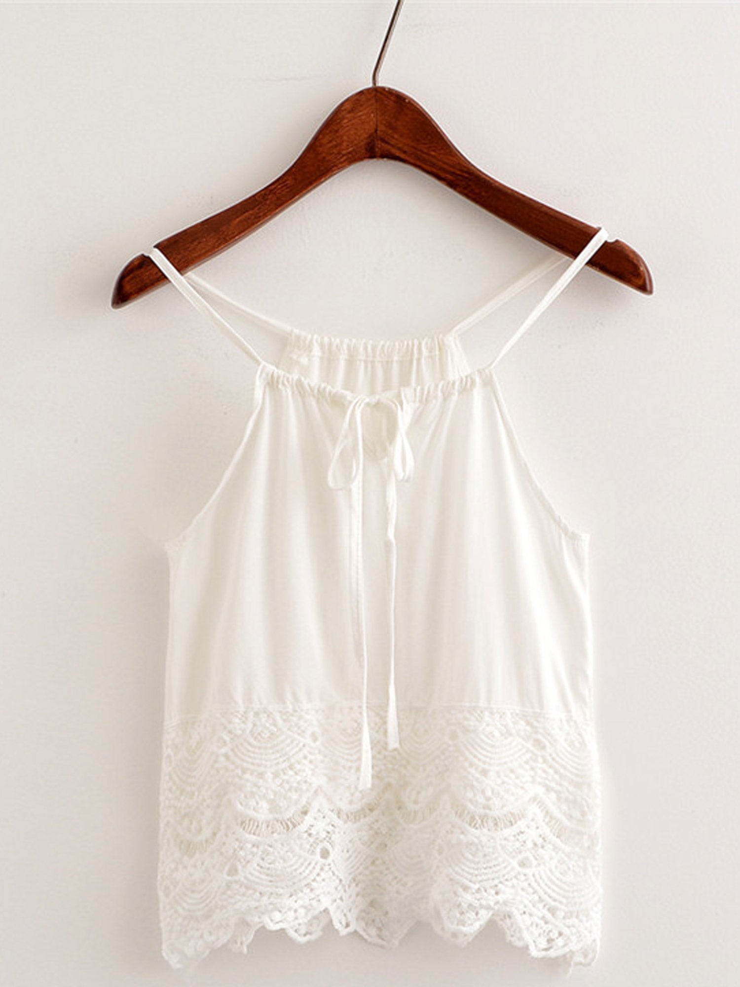 Women Beautiful Lace Strap Neck Summer Top
