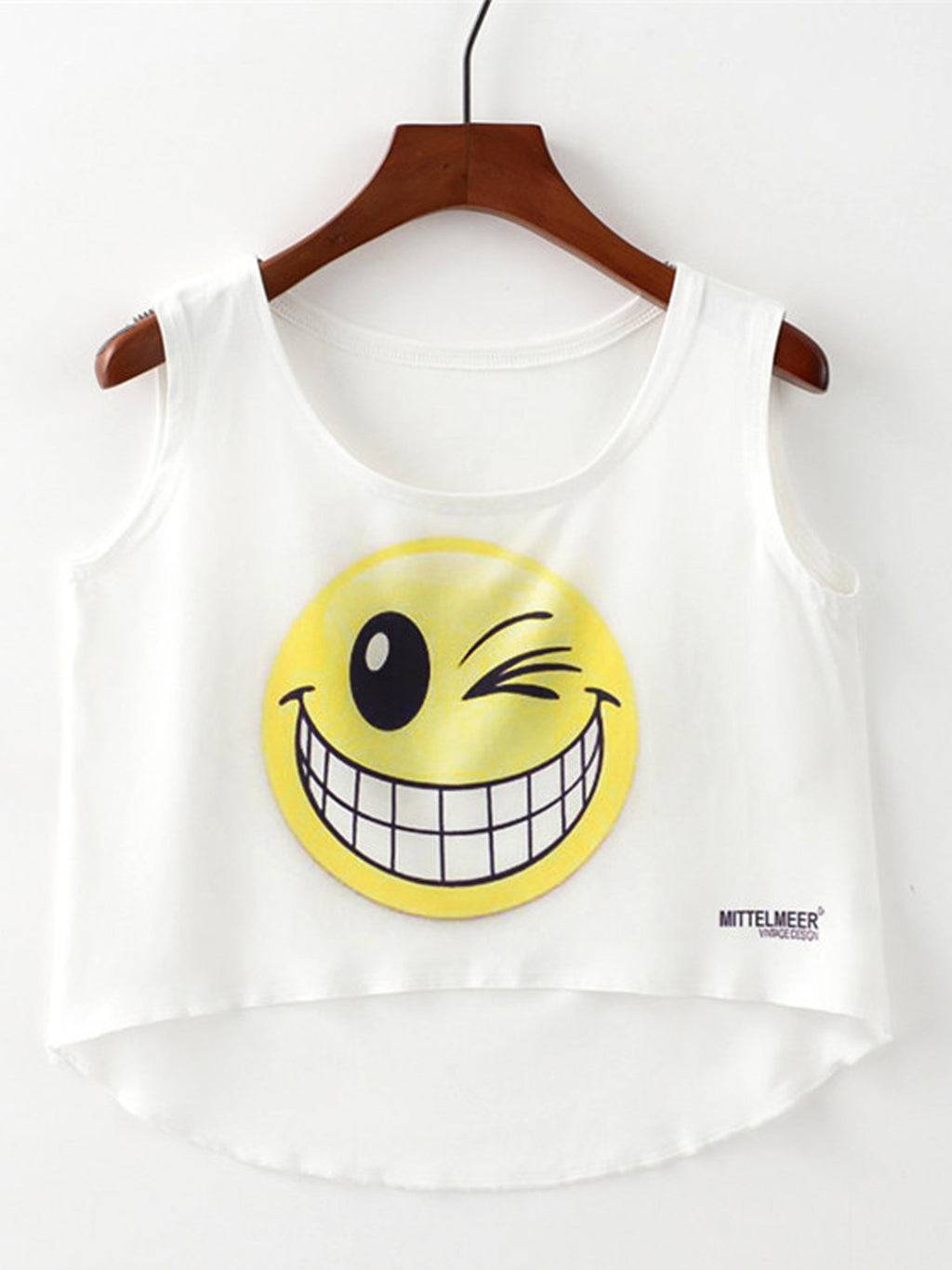 Women Irregular Shape Cute Summer Top