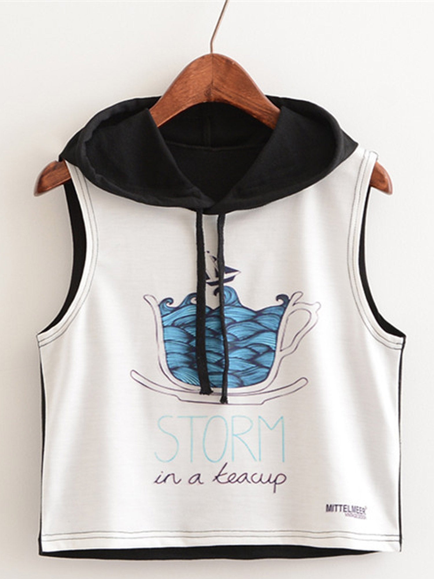 Women Casual Summer Fashion Hooded Neck Top