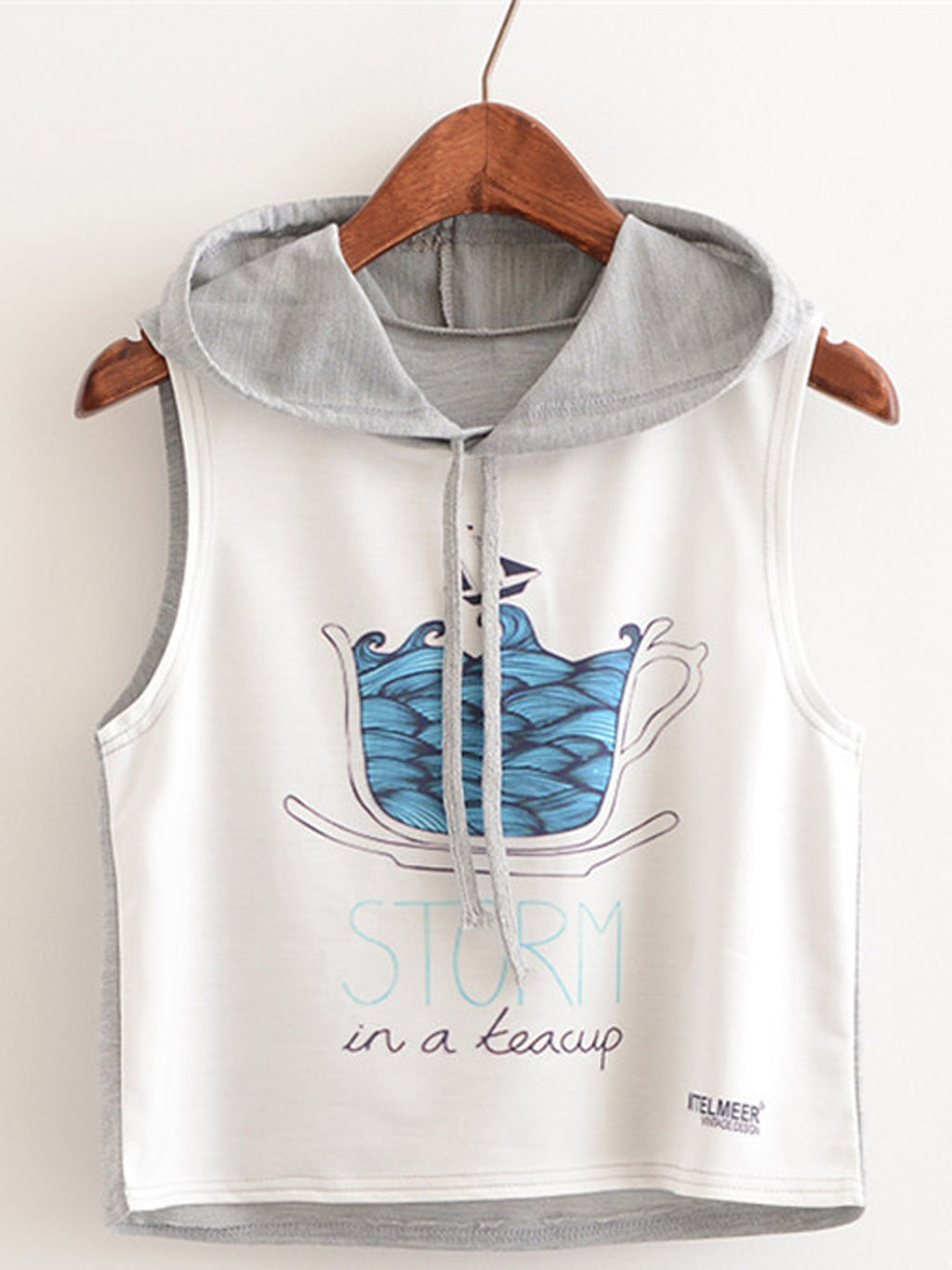 Women Casual Summer Fashion Hooded Neck Top