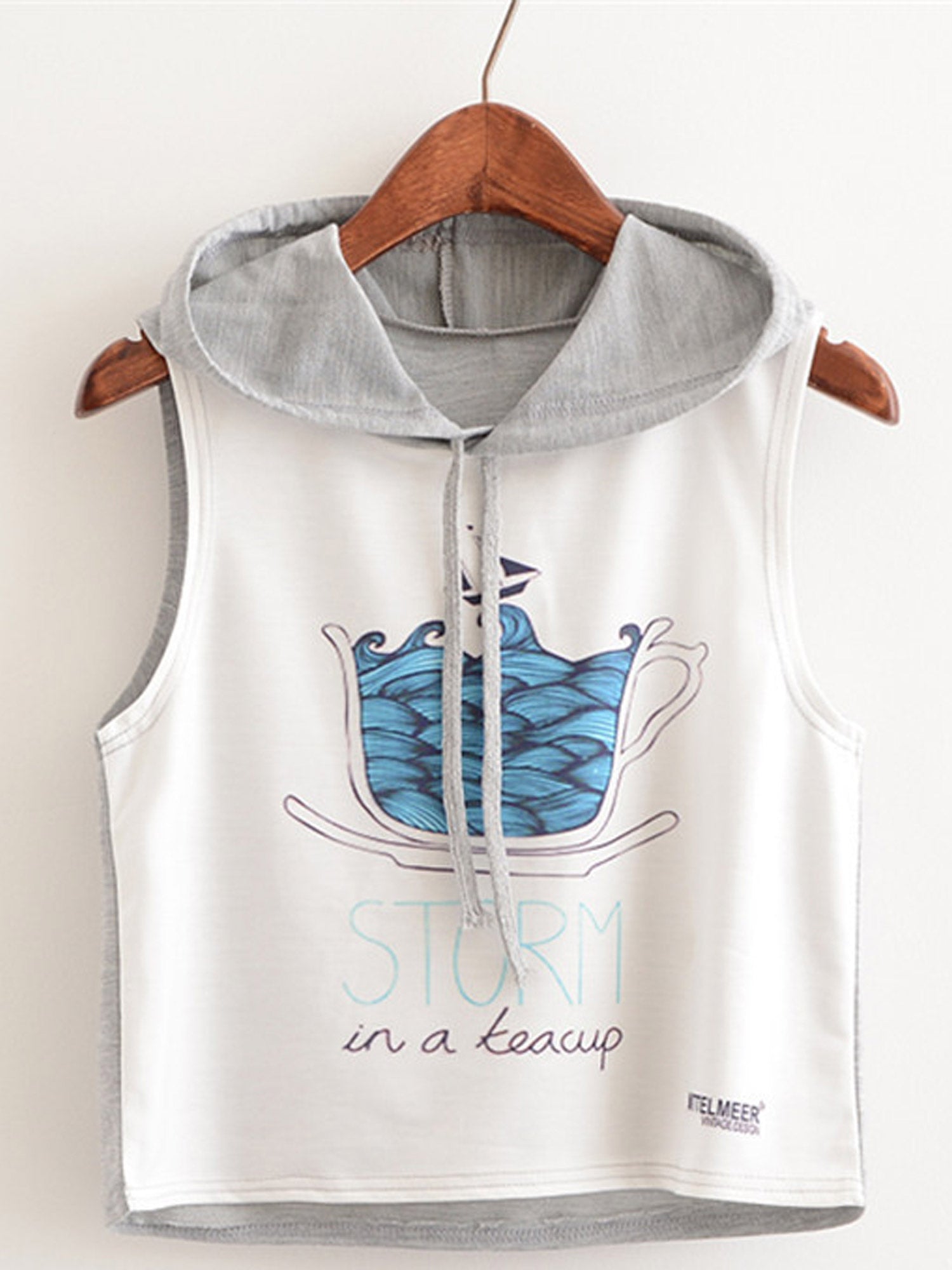 Women Casual Summer Fashion Hooded Neck Top