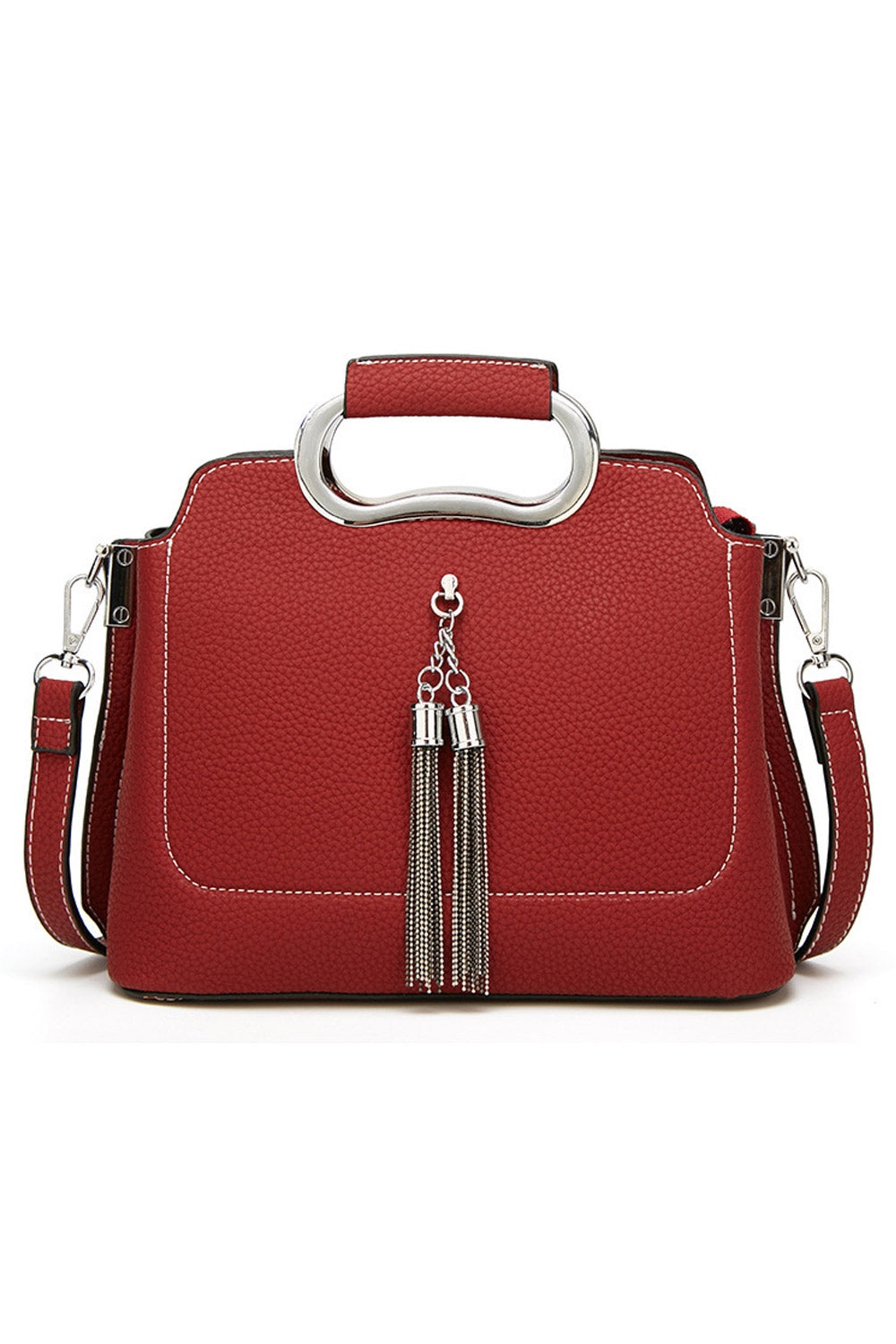 Women Tassel Decorated Shoulder Strap Bag