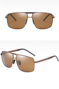 Men Square Metal Frame Classic Sunglass