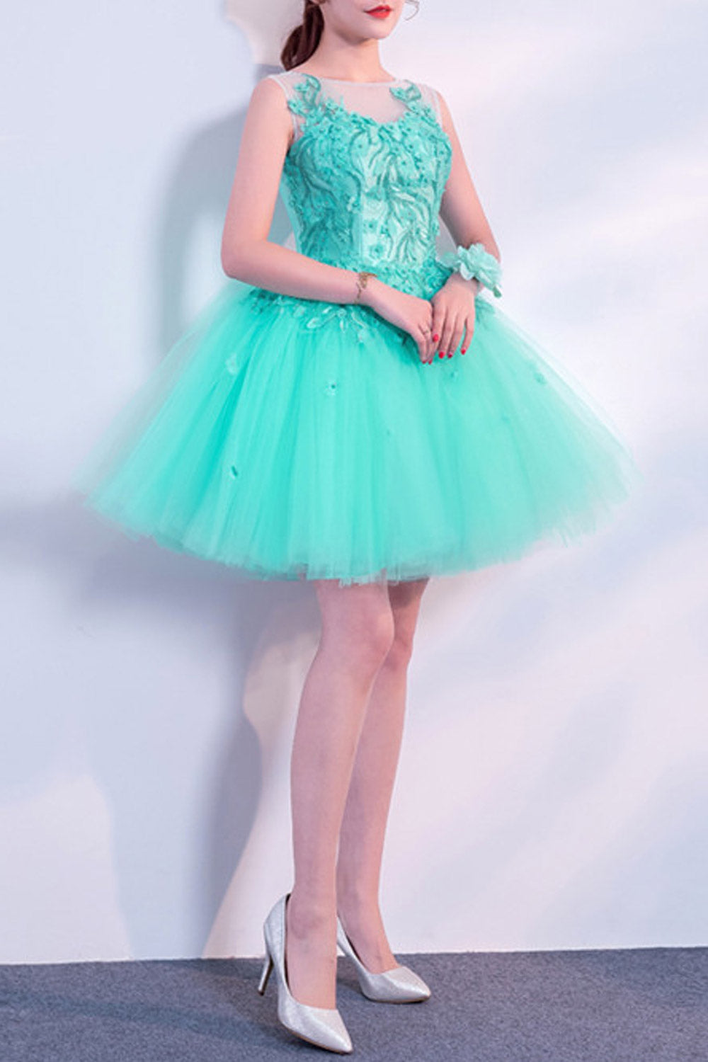 Women Beautiful Off Neck Beaded Evening Dress