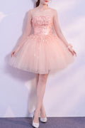 Women Beautiful Off Neck Beaded Evening Dress