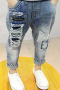 Kids Boys Casual Fashion Regular Fit Jeans