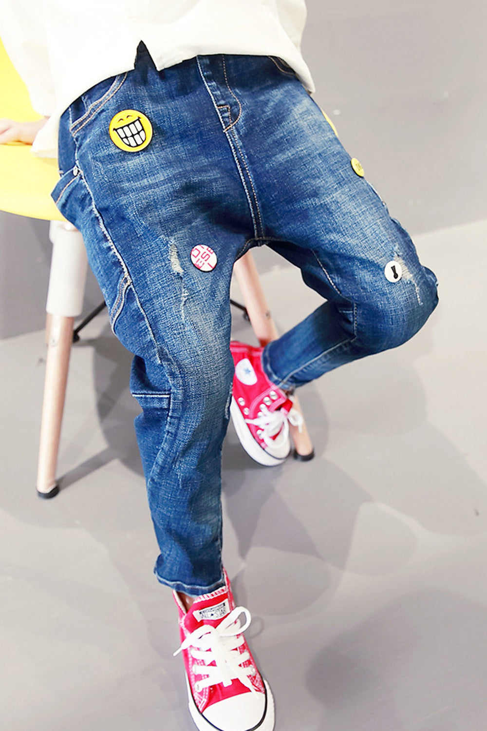 Kids Boys Regular Fit Fashionable Jeans