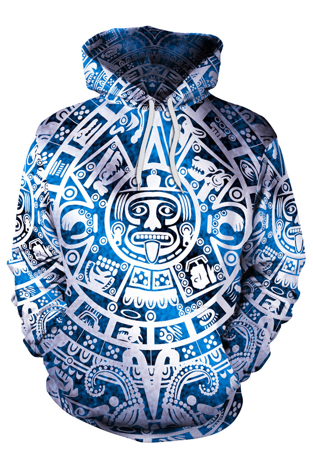 Women Loose Stitching Long Sleeve 3D Hoodie