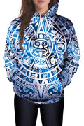 Women Loose Stitching Long Sleeve 3D Hoodie
