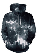 Women 3D Print Long Sleeve Hoodie With Pockets