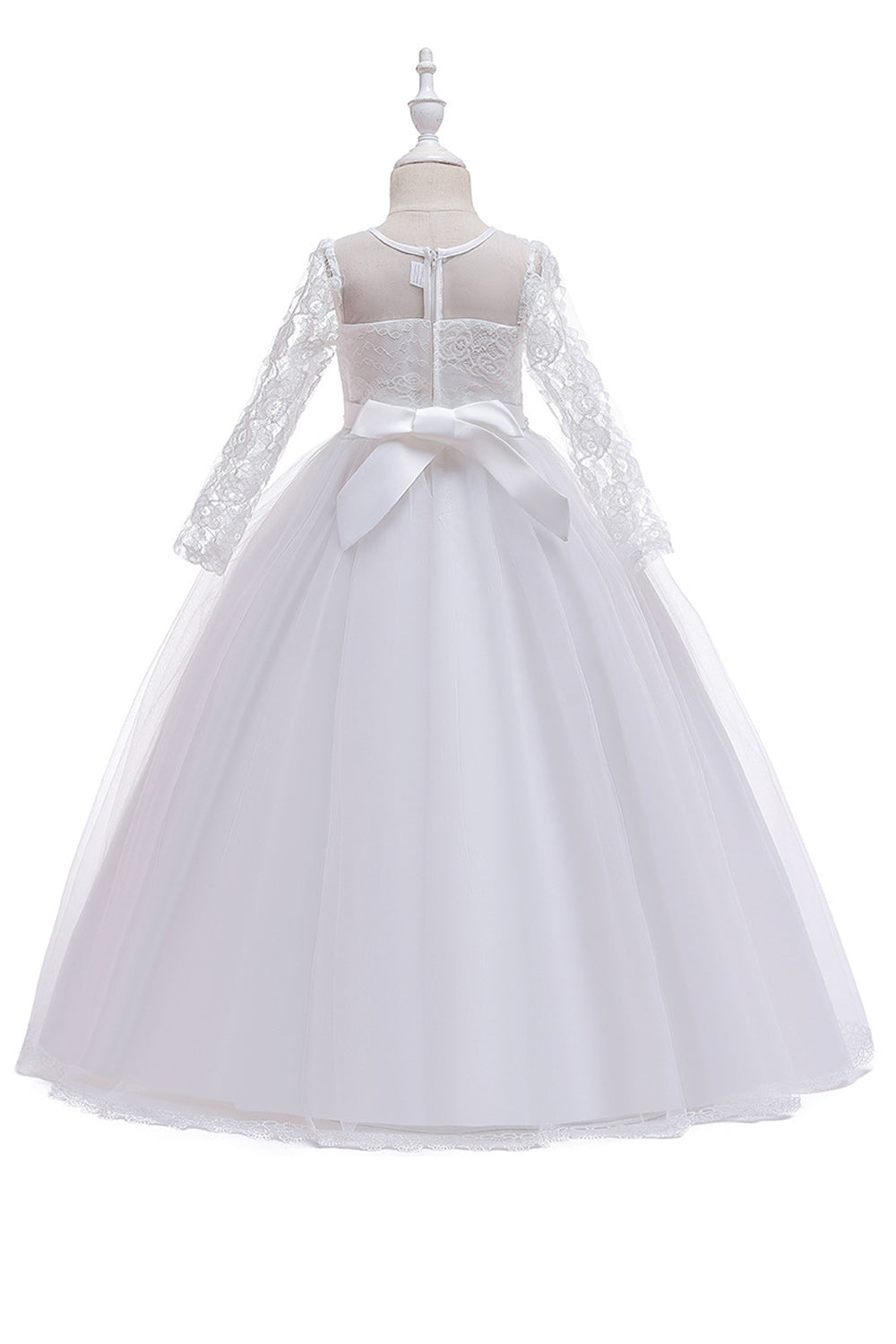 Kids Girls Long Length Birthday Party Wedding Dress