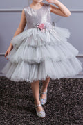 Kid Girl Elegant Suquin Princess Dress