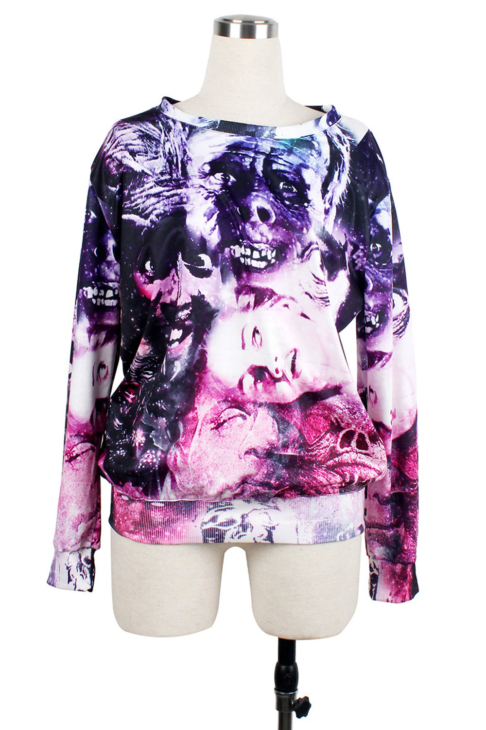Women 3D digital printing Comfortable Thin Sweatshirt