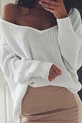 Women Classy Irregular Warm Sweater