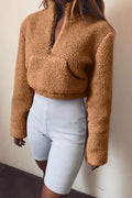 Women Elegant Solid Color Long Sleeve Sweater