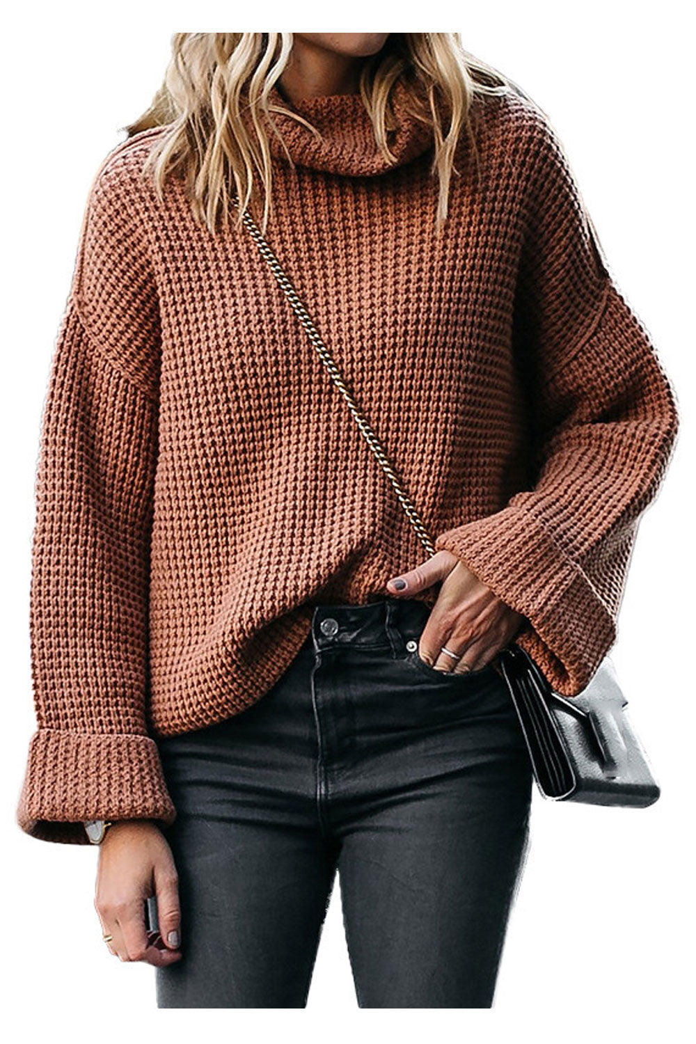 Women Classy Loose Fit Style Warm Sweater