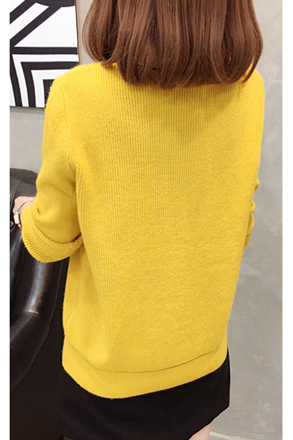 Women Beautiful V Neck Warm Sweater