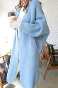 Women Breathable Bat Sleeve Cardigan