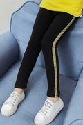 Kids Girls Winter Fashion Sequins Warm Legging