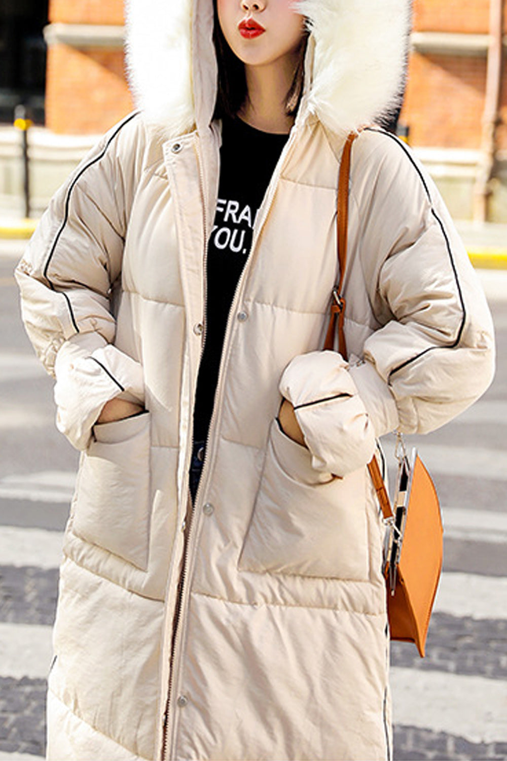 Women Warm Shell Padded Zip Out Winter Jacket