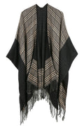 Women Fashion Lattice Pattern Warm & Thick Shawl