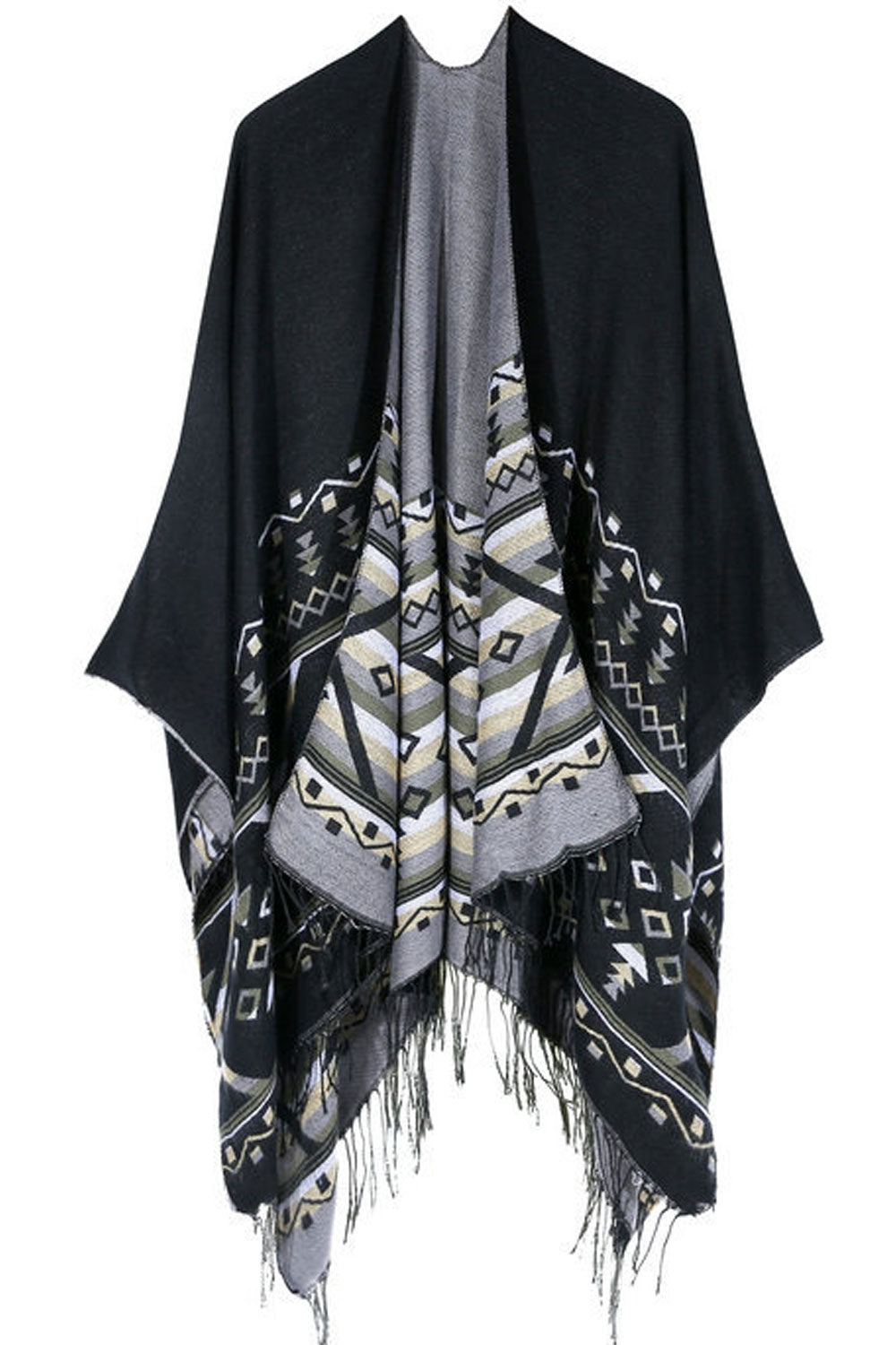 Women Beautiful Creative Tassel Warm Shawl