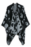 Women Creative Footprint Warm Shawl
