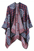 Women Autumn Winter Floral Warm Thick Cashmere Shawl