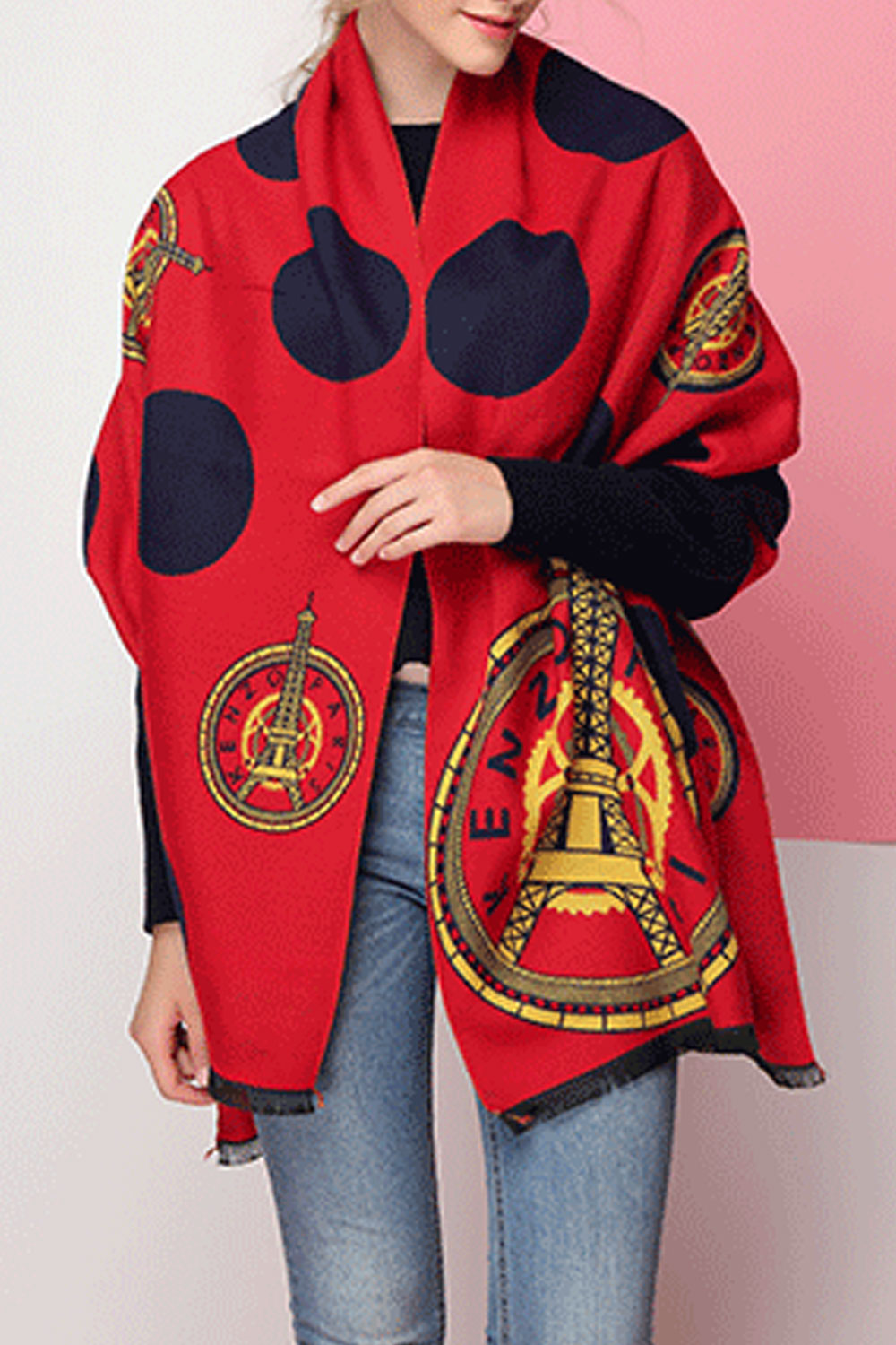 Women Autumn Winter Fashion Warm Cashmere Shawl