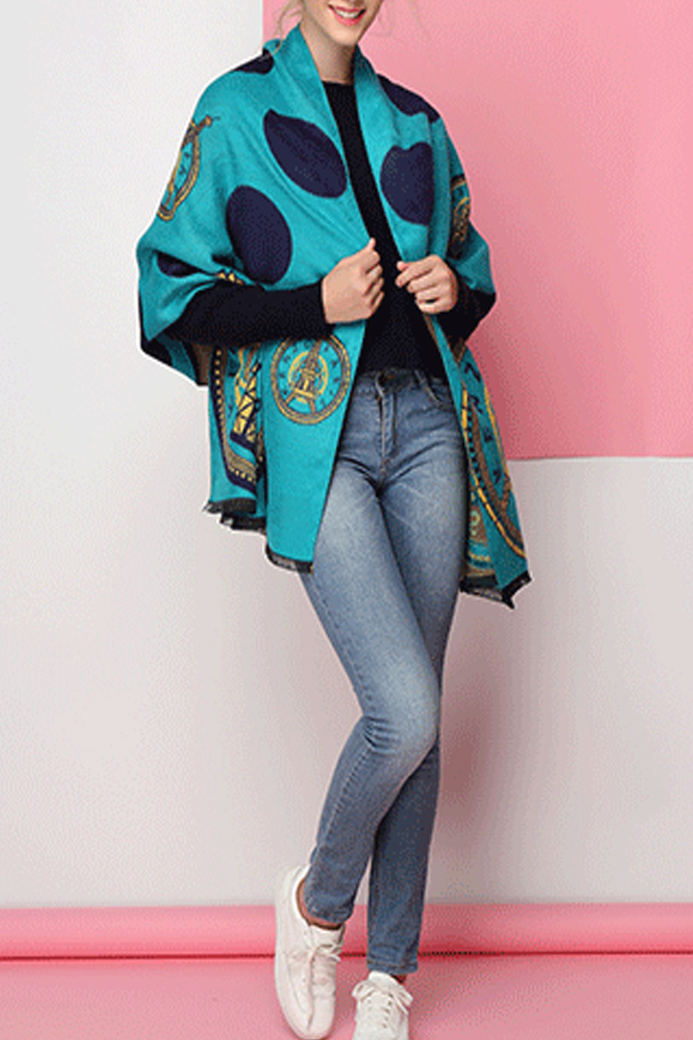 Women Autumn Winter Fashion Warm Cashmere Shawl