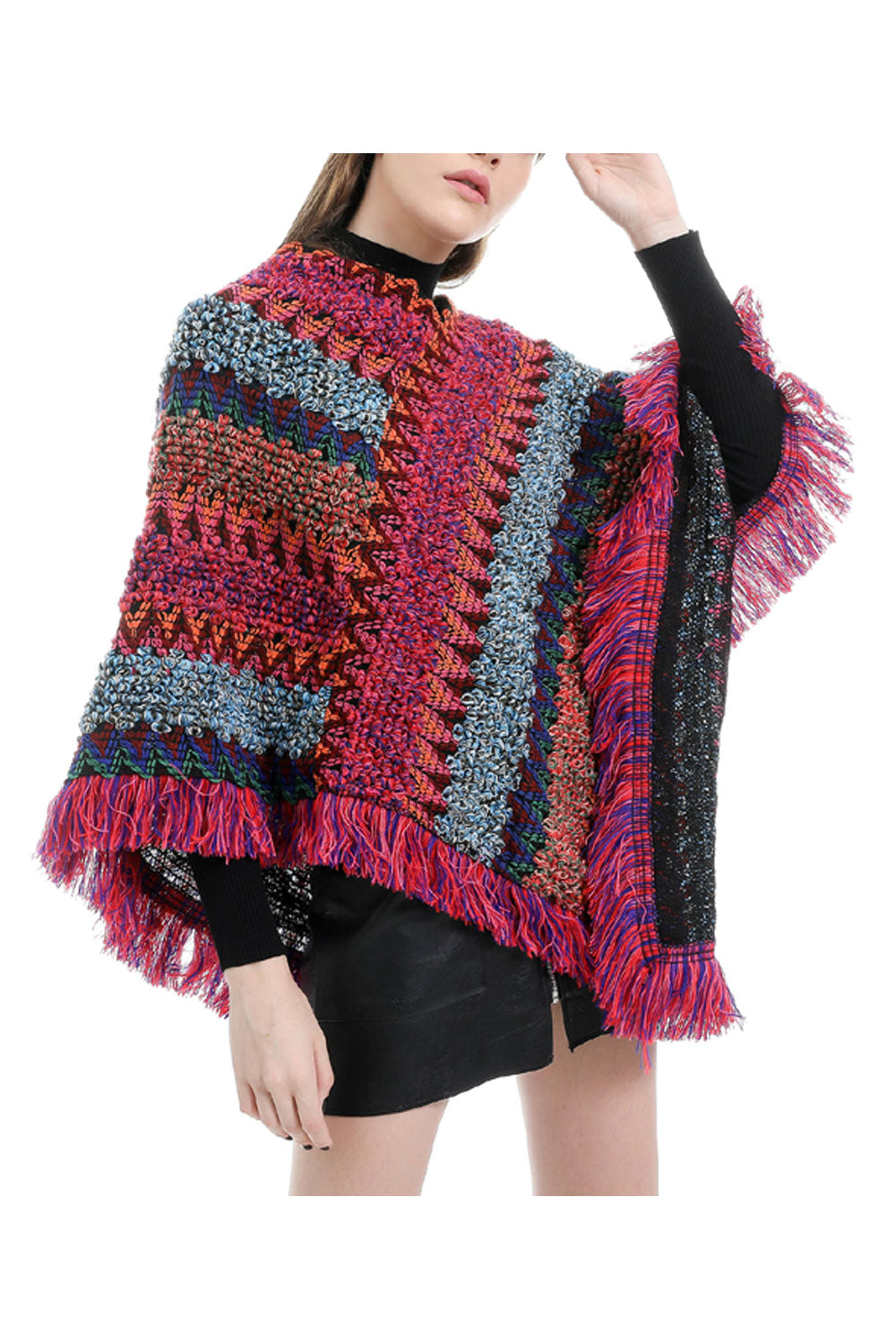 Women Herringbone pattern Warm & Thick Shawl